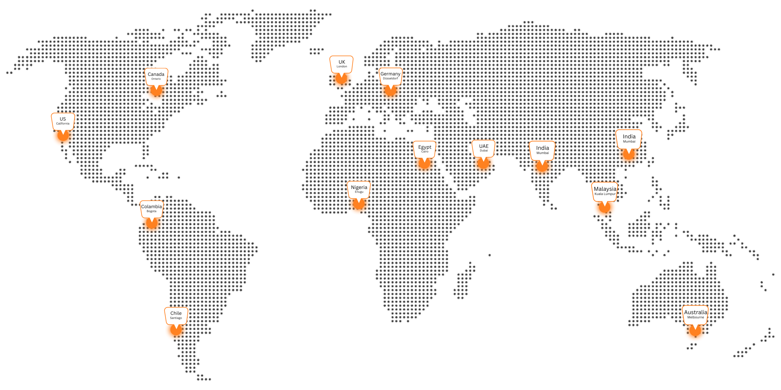 Global support, local relevancy.