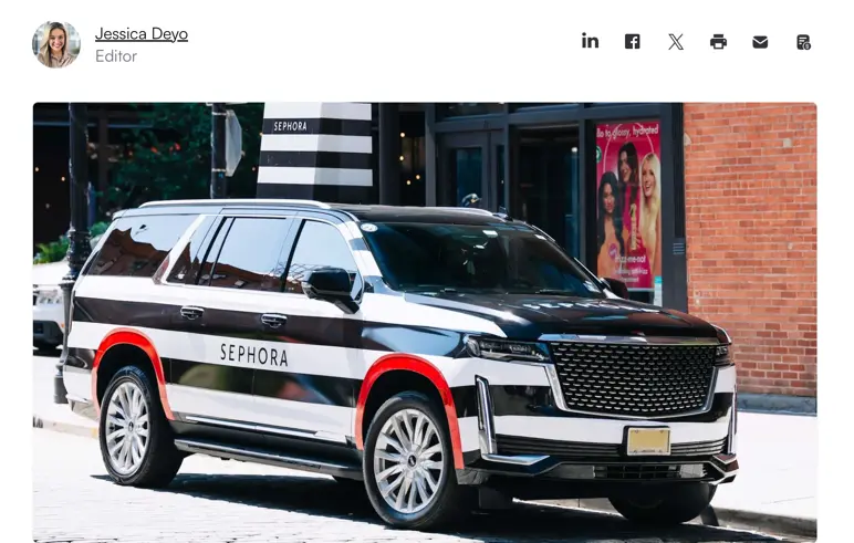Sephora’s “Delivered to Beauty” Campaign